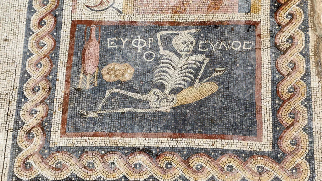 Mosaico di Antiochia Mangia Bevi Amore