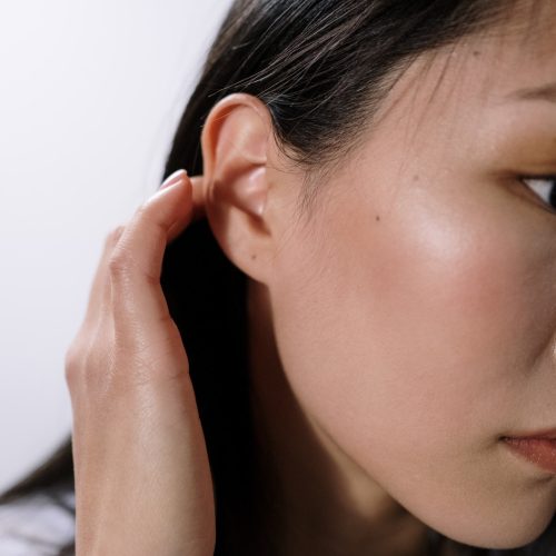 Close-Up Shot of a Pretty Woman's Face