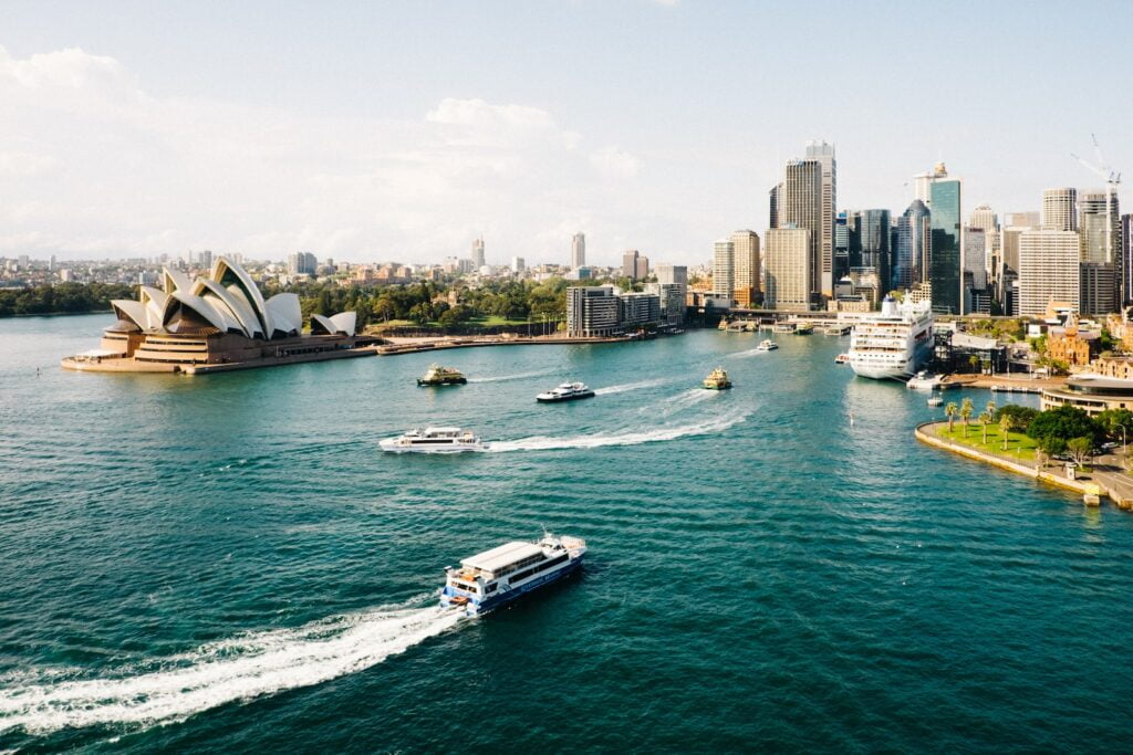 Sydney, Teatro dell'Opera durante il giorno