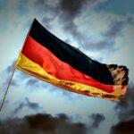 Duits, vlag, Duitsland