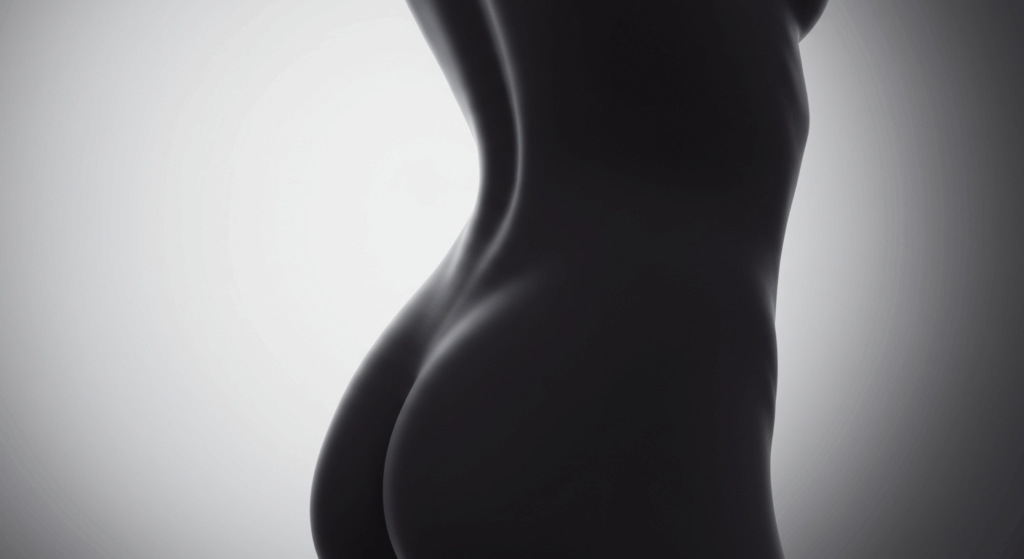 Silueta del cuerpo de una mujer embarazada