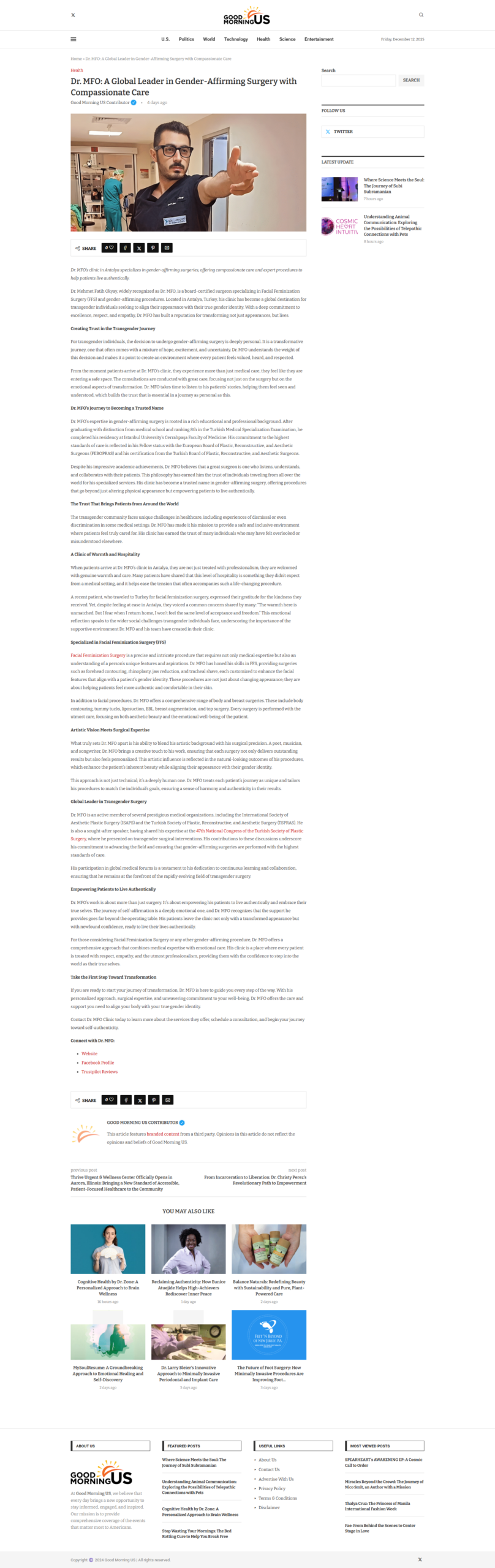 Dr. MFO in the Spotlight: Our Media Recognition. 3