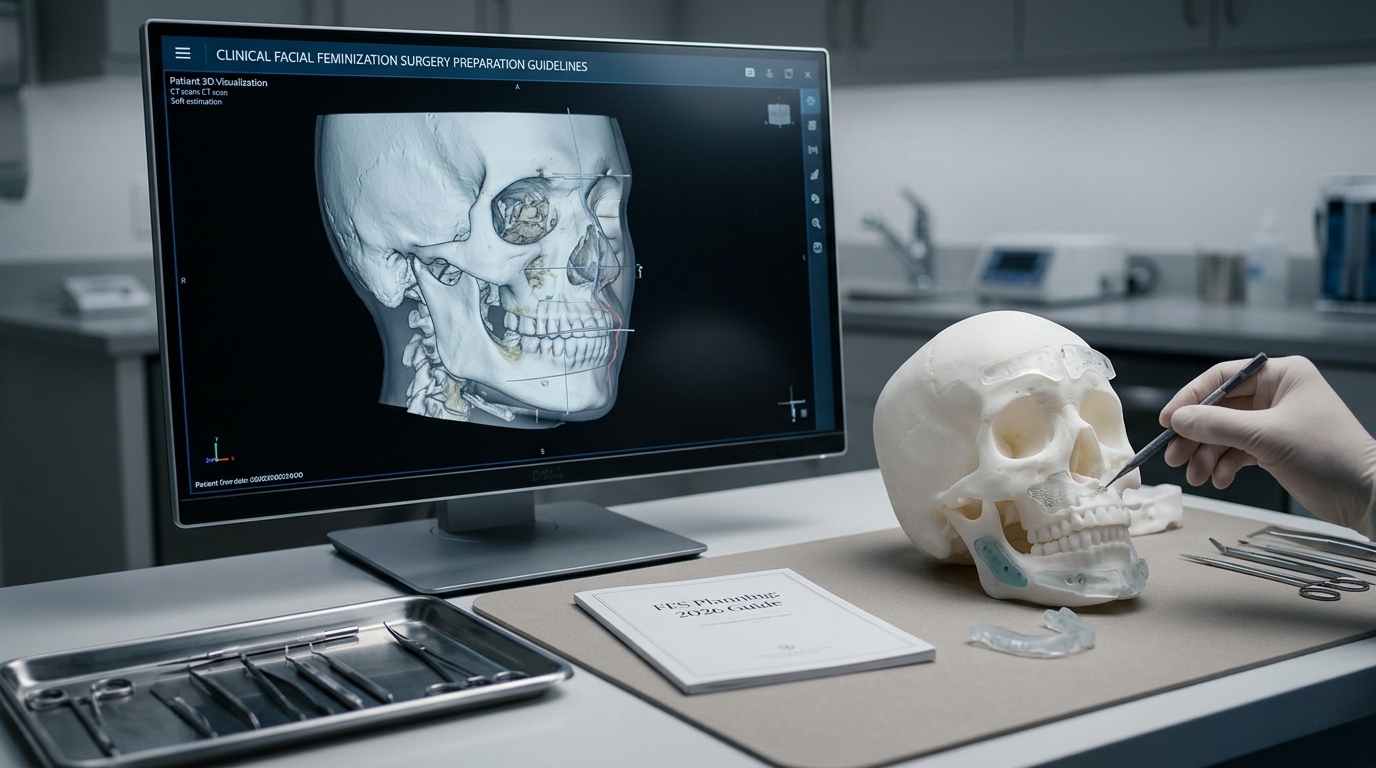 Guide complet de préparation à la chirurgie de féminisation faciale 2026