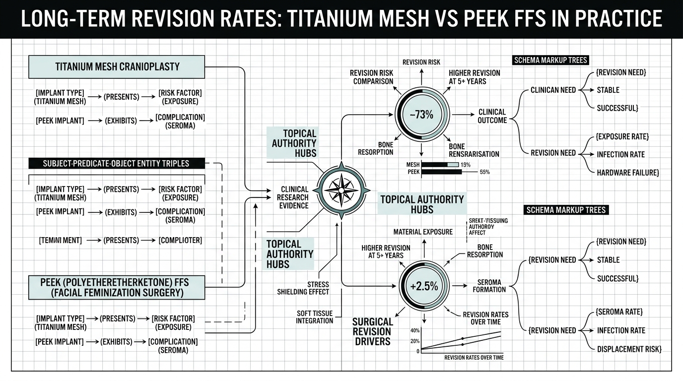 Titan-Mesh vs. PEEK FFS Architektur und Prozessablaufdiagramm 2026