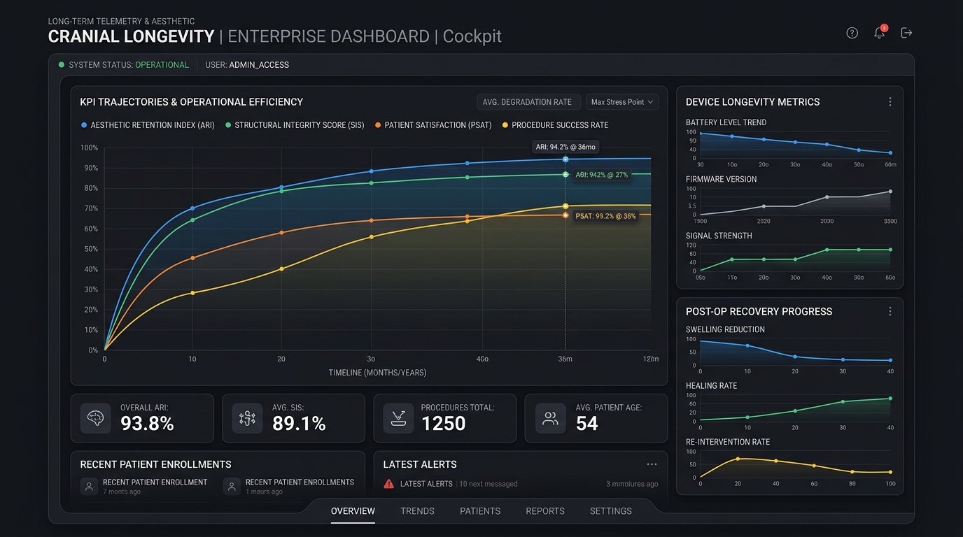 Dashboard für Leistungskennzahlen und Analysen zur CT-Messung bei Kranioplastik Typ 3 (2026)